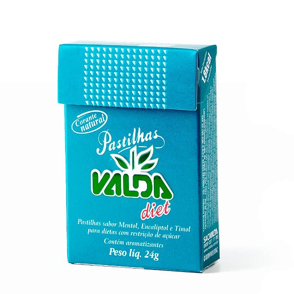 Valda Diet Fliptop Pastilha 24G