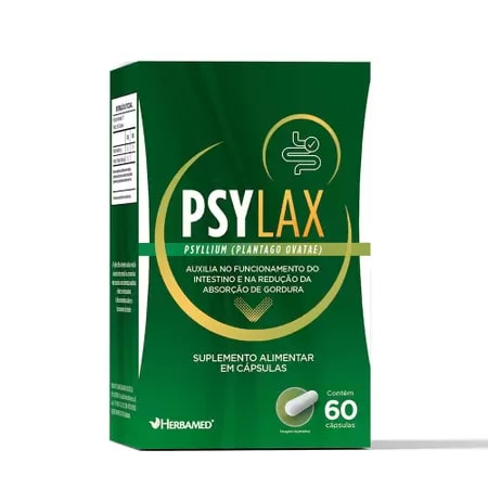 PsyLax (Psyllium) - 60 cápsulas
