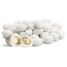 Amêndoa Confeitada Branca - 100g