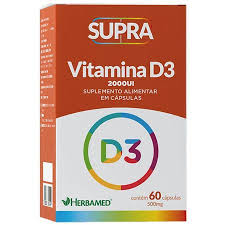 Supra Vitamina D3 - 60 cápsulas