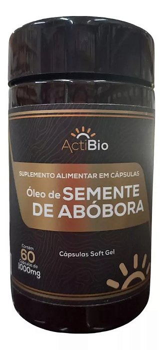 Óleo de semente de Abóbora - 60 cápsulas
