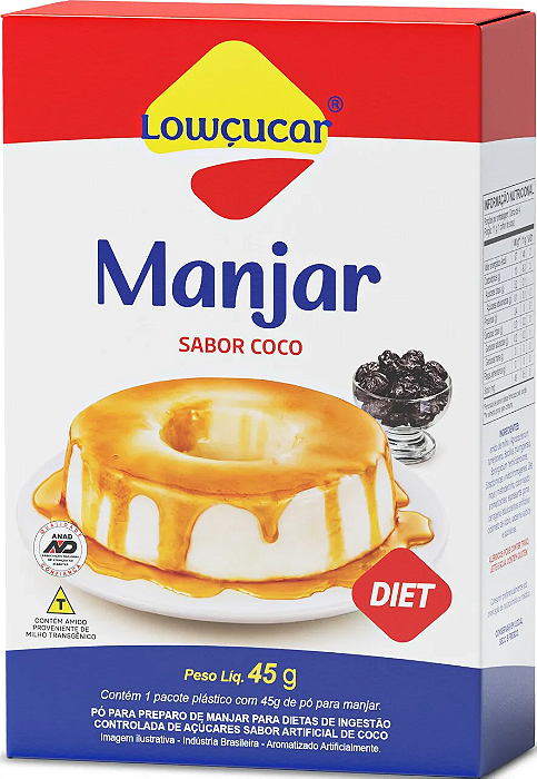 Manjar Lowçucar Diet - 45g