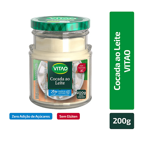 Cocada ao Leite Zero - 200g