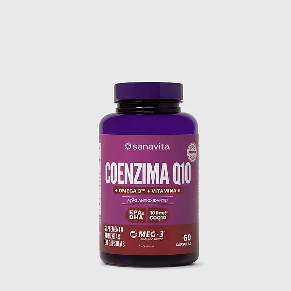 Coenzima Q10 - 60 cápsulas