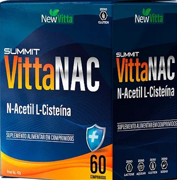 VittaNac N-Acetil L-Cisteína - 60 comprimidos