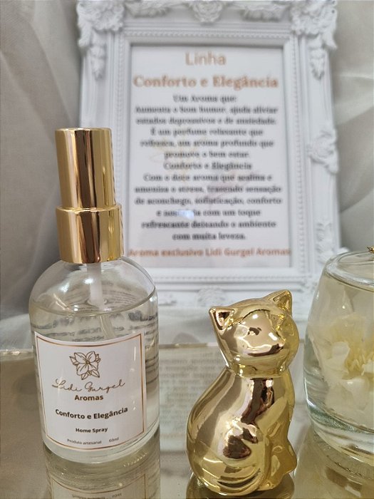 Mini home spray Conforto e Elegância 60ml
