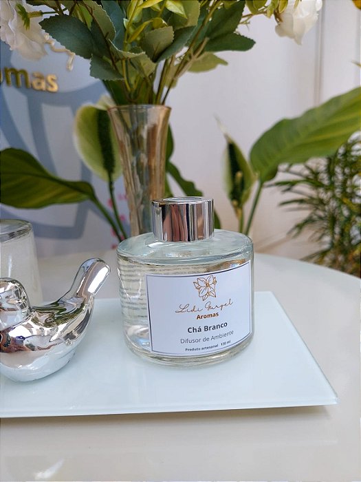 Difusor aromatizador com varetas Chá Branco