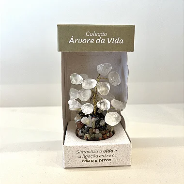 Mini Árvore Cristal de Quartzo  - Coleção Árvore da Vida