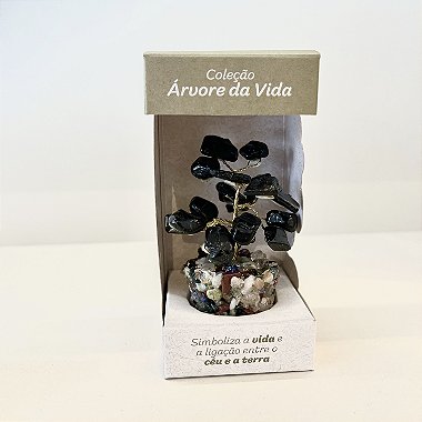 Mini Árvore Turmalina Negra - Coleção Árvore da Vida
