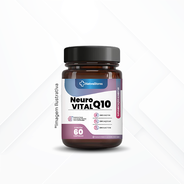 NeuroVital Q10 (Coq-10 Ubiquinol 100mg + L Triptofano 50mg)