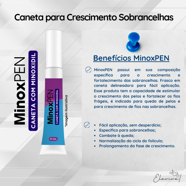 MinoxPEN - (Sobrancelhas 10ml)