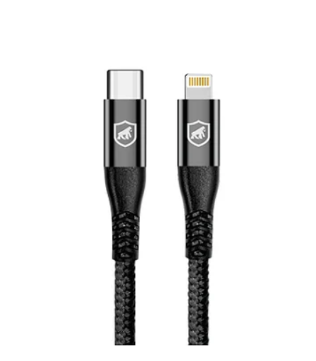 CABO RAPTOR TURBO - TIPO C / LIGHTNING (IPHONE/IPAD) Resistencia Militar