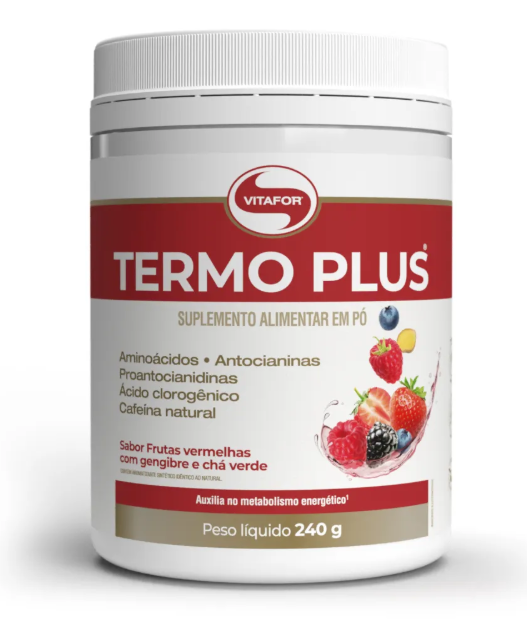 Termo Plus 240g - Frutas Vermelhas com Gengibre - Vitafor
