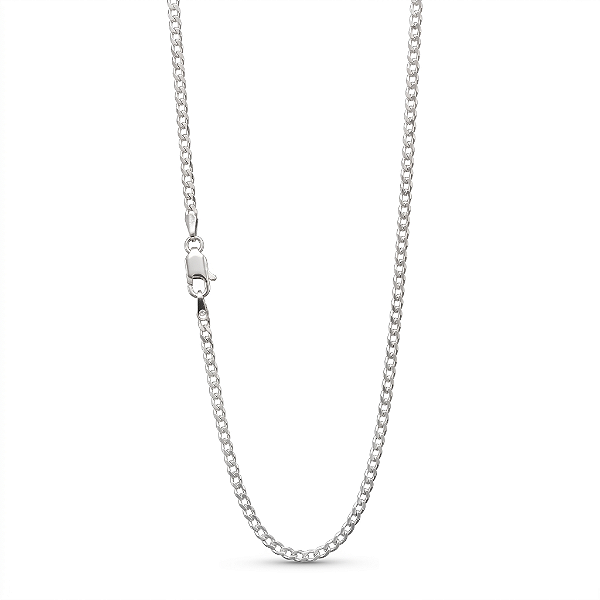 Corrente de Prata 925 Grumet 2mm 70cm