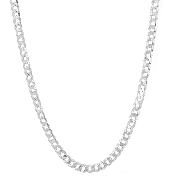 Corrente de Prata 925 Grumet 5mm 80cm