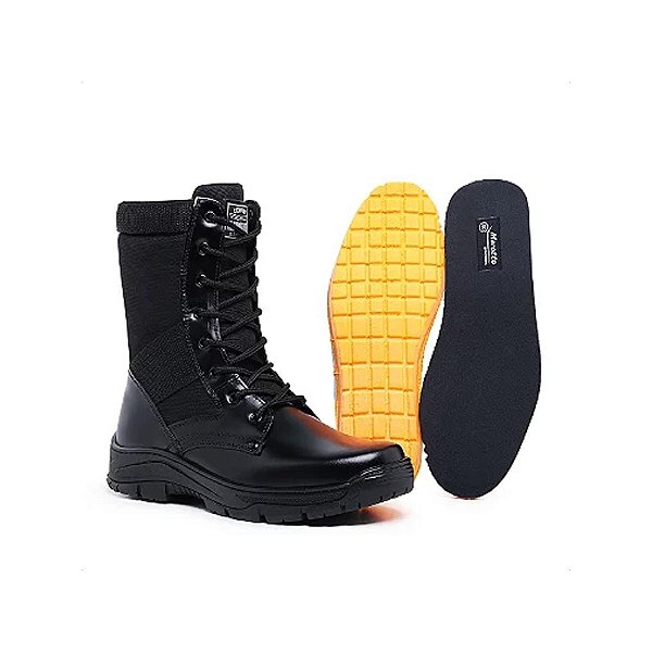 Bota Coturno Militar em Couro Marotto Bravo 8800