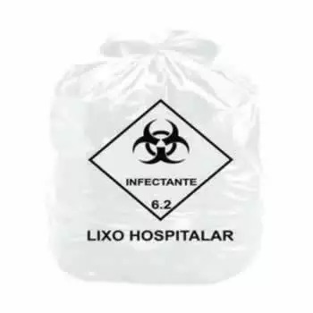 Saco para Lixo Hospitalar / Infectante 50LT com 100UNDS – Health Clean