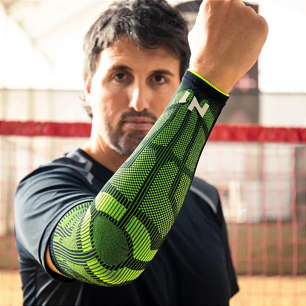 Protetor de Braço Vision Preto e Amarelo – N1 Sport