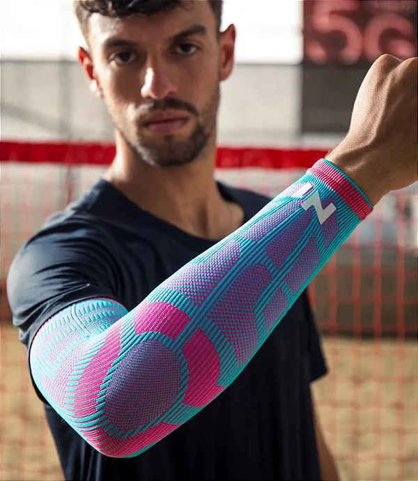 Protetor de Braço Rosa e Azul Piscina – N1 Sport