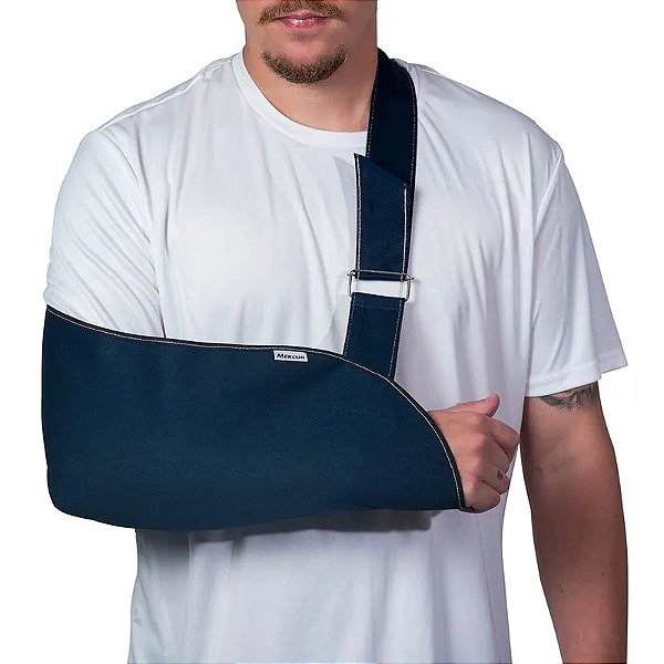 Tipoia Ortopedica Bilateral Azul - Mercur