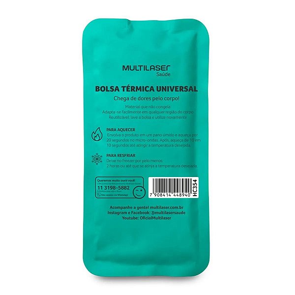 Bolsa Térmica Universal Verde - Multilaser Saúde