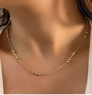 COLAR DETALHADO BOLINHAS