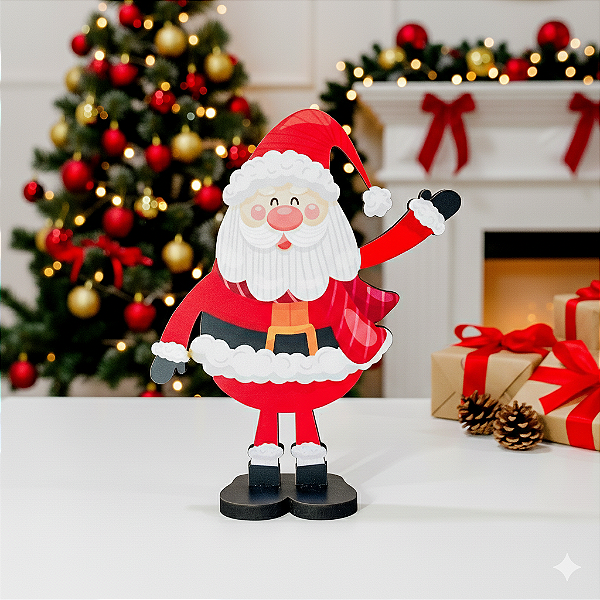Papai Noel Decorativo 15 cm