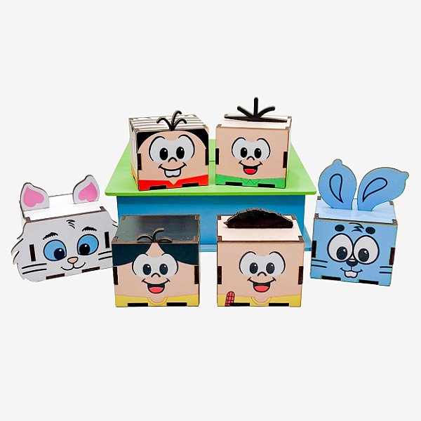 Mini Cubo Turma da Mônica