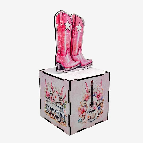 Porta Treco c/ Aplique Boiadeira 10x10