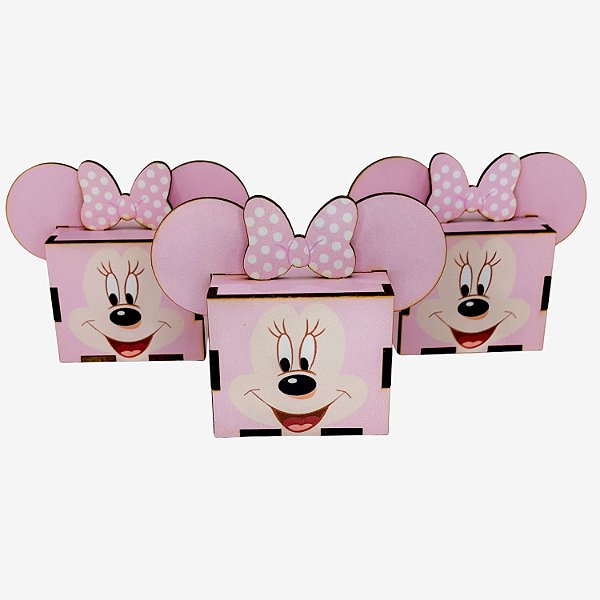Mini Cubo Minnie Rosa
