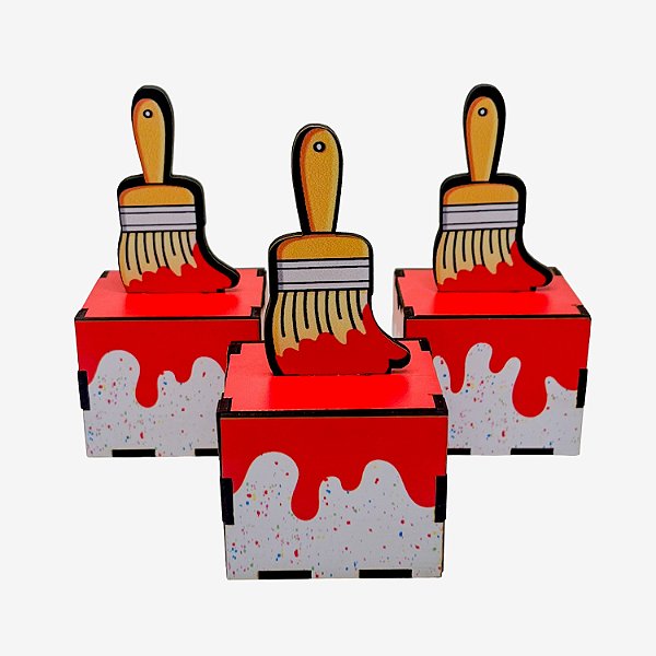 Mini Cubo Pintando o Sete