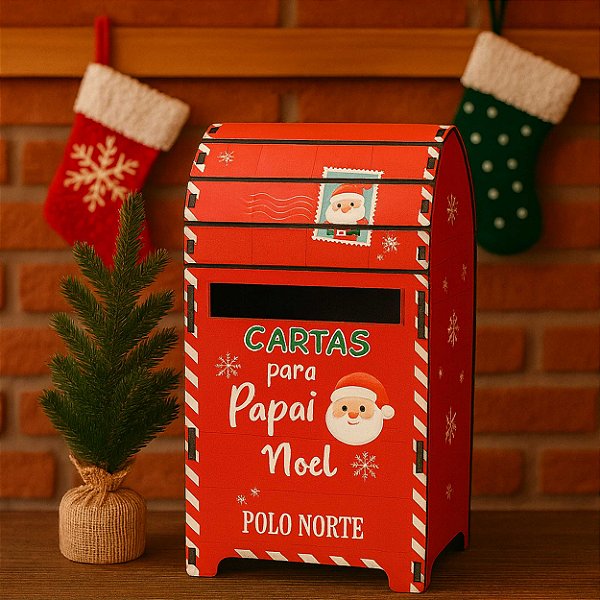 Correio de Natal em MDF