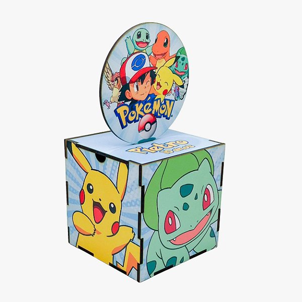 Porta Treco c/ Aplique Pokémon 10x10