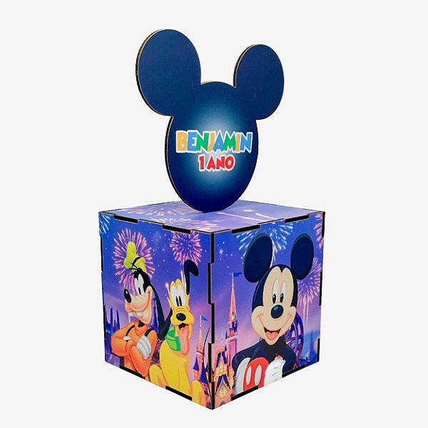 Porta Treco c/ Aplique Turma do Mickey 12x12