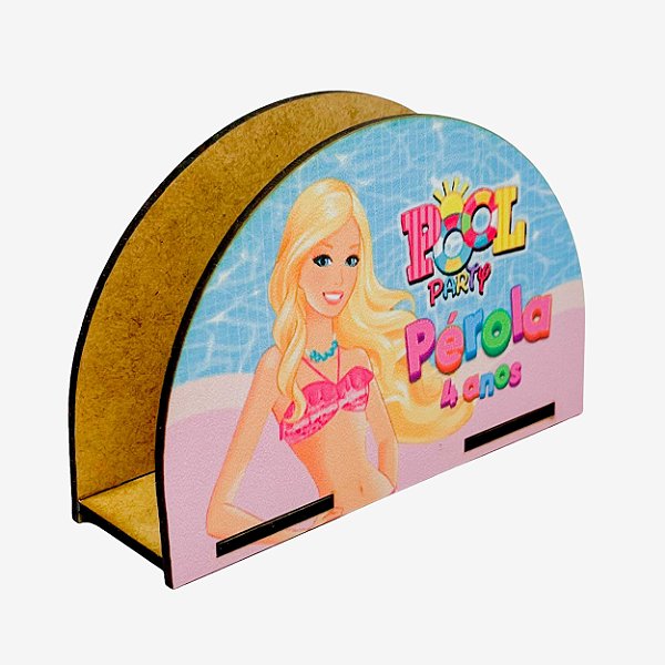 Porta Guardanapo Pool Party da Barbie
