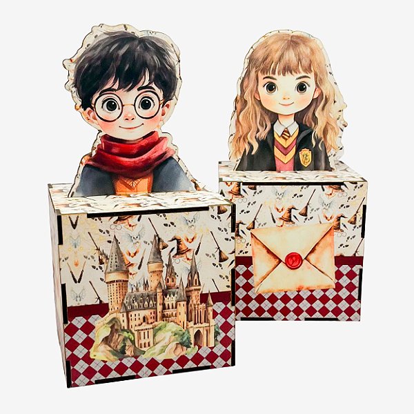 Porta Treco c/ Aplique Harry Potter 12x12