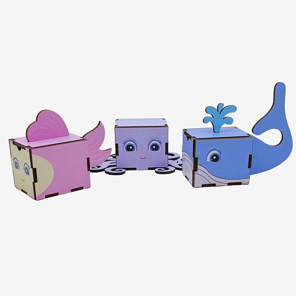 Mini Cubo Fundo do Mar