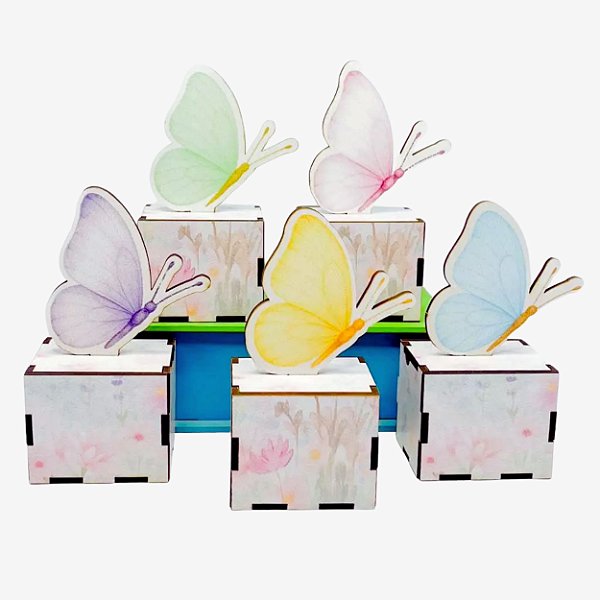 Mini Cubo Borboleta