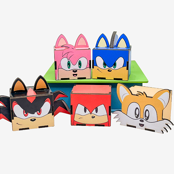 Mini Cubo Turma do Sonic