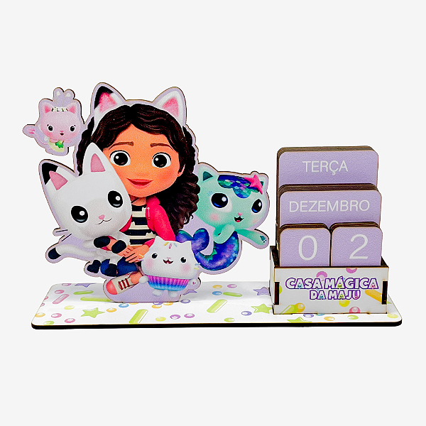 Calendário Permanente Casa Mágica da Gabby
