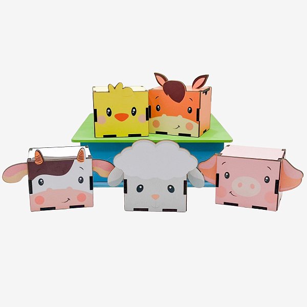 Mini Cubo Fazendinha