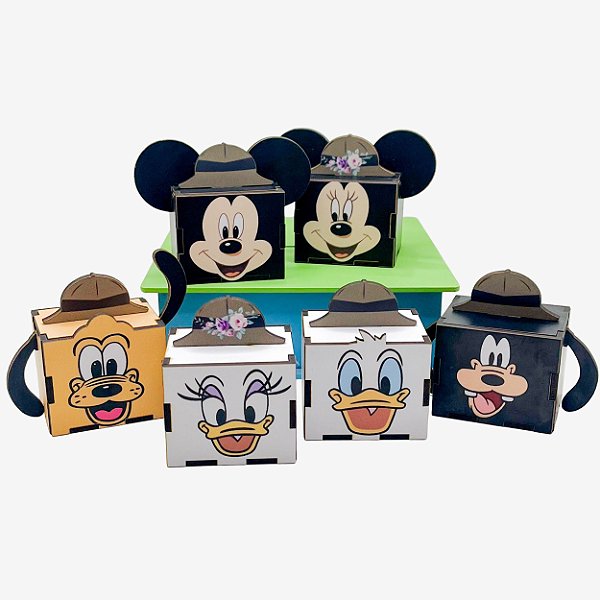 Mini Cubo Mickey Safari