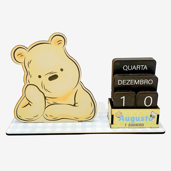 Calendário Permanente Ursinho Pooh