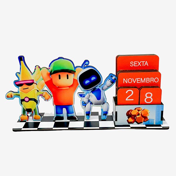 Calendário Permanente Stumble Guys e Astrobot