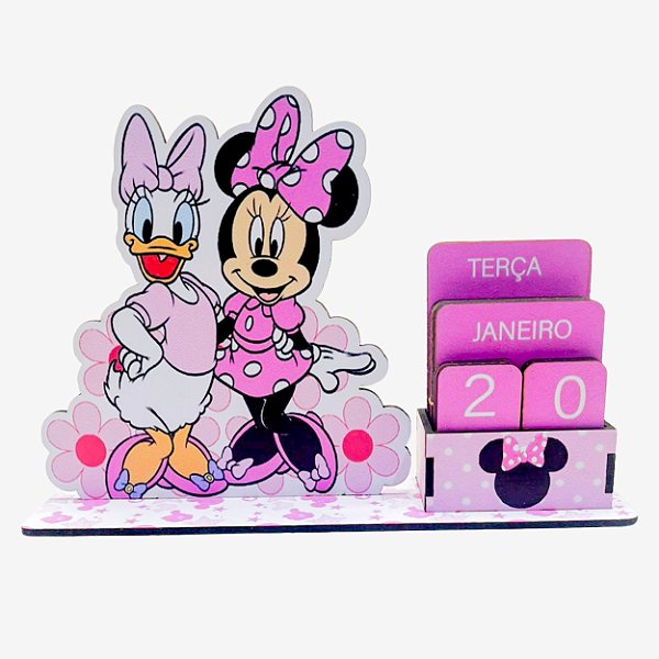 Calendário Permanente Minnie e Margarida