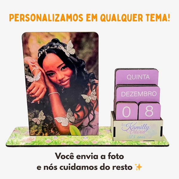 Calendário Permanente Fotográfico 15 Anos