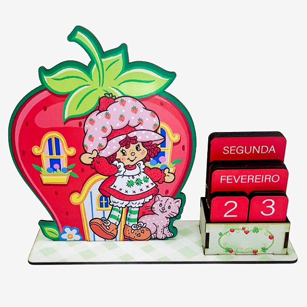 Calendário Permanente Moranguinho (anos 80)