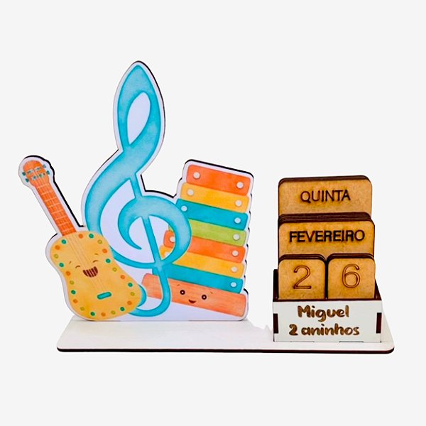 Calendário Permanente Música Cru