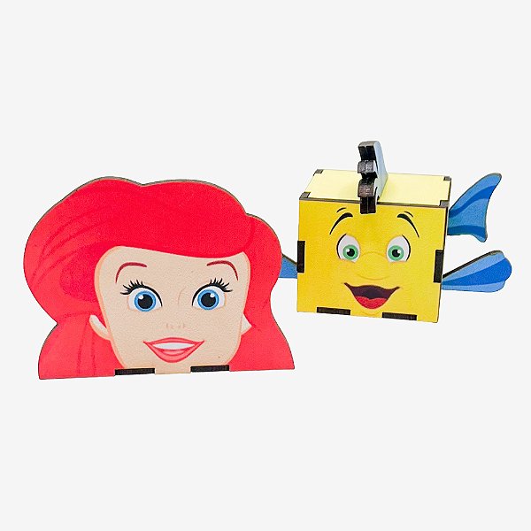 Mini Cubo Pequena Sereia / Ariel