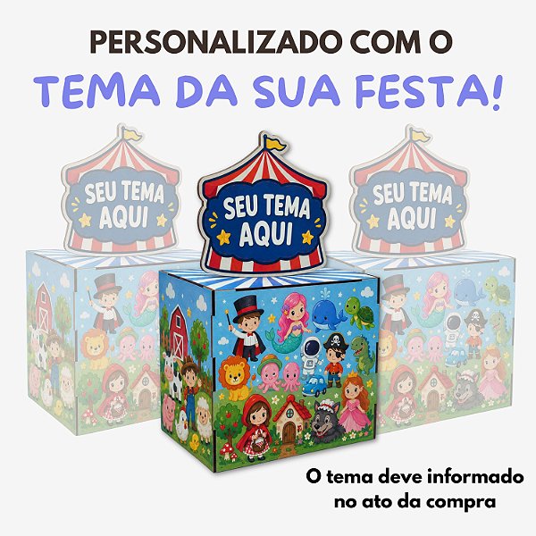 Porta Treco c/ Aplique Personalizado 10x10